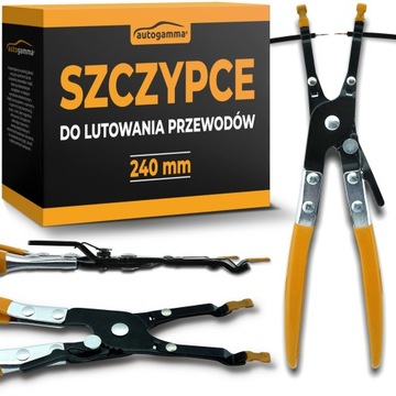 Szczypce Pomocnicze do Lutowania Przewodów Kabli Uchwyt 240 mm