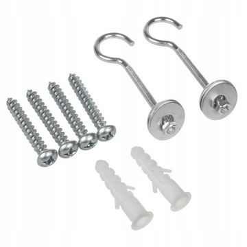 Комплект вешалок для проекционного экрана Maclean, сталь, макс. обремененный