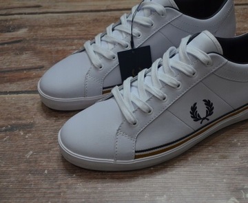 FRED PERRY BASELINE ORYGINALNE SKÓRZANE BUTY PREMIUM NOWE 44