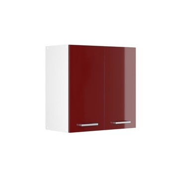 SZAFKA WISZĄCA R-LINE 60 CM BORDO/BIAŁY VICCO