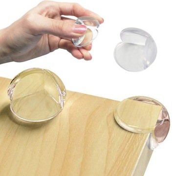 ЗАЩИТА УГЛОВАЯ КРЫШКА УГЛОВЫЕ КРОМКИ МЕБЕЛЬНЫЙ СТОЛ СИЛИКОНОВЫЙ КРУГЛЫЙ