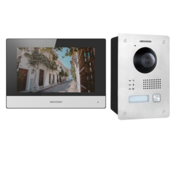 Видеодомофон Hikvision DS-KIS703-P, 2-проводной, 7