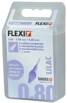 TANDEX FLEXI SZCZOTECZKA MIĘDZYZĘBOWA 0,8 mm ISO 4