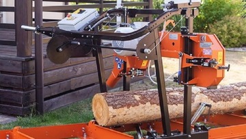 Trak Taśmowy elektryczny Wood-Mizer LX50 series piła taśmowa traczek kłód