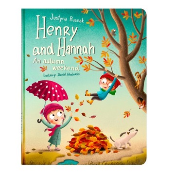 Książeczka kartonowa + audiobook angielski polski Henry and Hannah dzieci