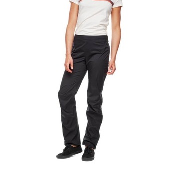 BD STORMLINE STRETCH FULL ZIP RAIN PANTS WOMEN M