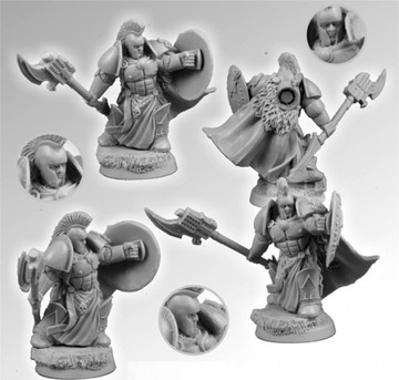 Figurka Spartan SF Veteran + Podstawka 28mm Scibor 28SF0087 Space Marines