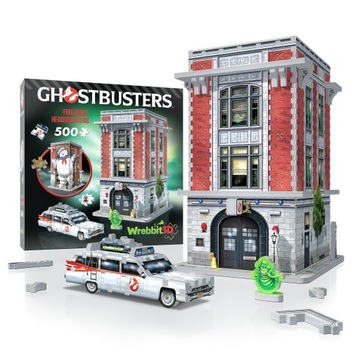 Wrebbit Ghostbusters Firehouse 3D ПАЗЛ 500 деталей Новинка 2024 года