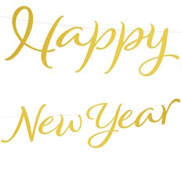 BANER GIRLANDA BANNER HAPPY NEW YEAR NA SYLWESTRA
