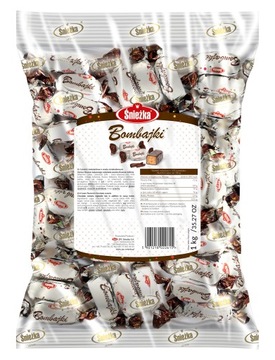 Конфеты шоколадные Bombajki 1кг Шоколадные конфеты «Снежка» вкус детства