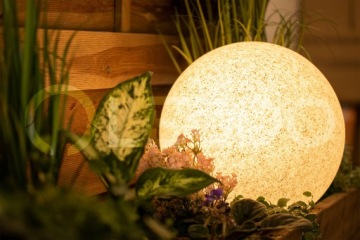 Садовый шар GROUND STONE E27 38см + 10Вт LED