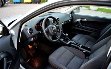 Audi A3 8P Hatchback 3d 1.6 102KM 2009 Audi A3 Klimatyzacja, Ksenony, Podgrzewane fotele, Czujniki parkowania tyl, zdjęcie 17