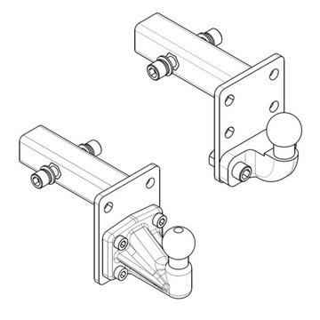 Adapter Haka Hol. Regulacja Wysokości USA 50x50mm do Dodge Ram 1500 2018-