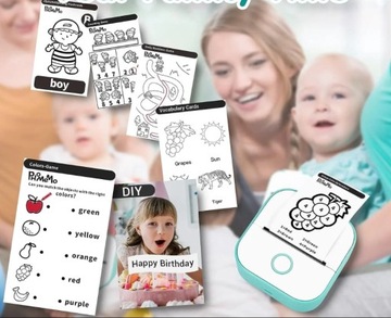 Phomemo T02 Bluetooth термопринтер для фотографий, наклеек, этикеток для заметок