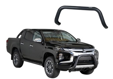 MITSUBISHI L200 2010-2015 OCHRANNÝ RÁM HOMOLOGACE BARVA ČERNÁ PĚKNÝ