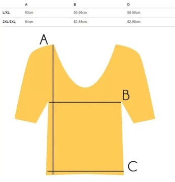 Top Bluzka Koszulka Podkoszulka Damska Bawełniana Plus Size 2XL/3XL