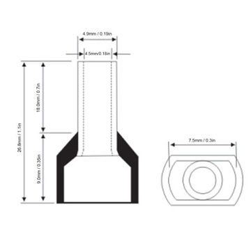ZESTAW TULEJKI KABLOWE TULEJEK TULEJKA IZOLOWANA