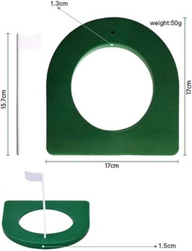 Лунка для гольфа, плоский офис для мини-гольфа, пластиковый клин для мини-гольфа