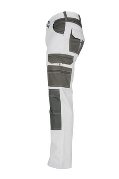 РАБОЧИЕ БРЮКИ ПОКРАСКИ, ДЛИНА ПО ТАЛИИ, БЕЛЫЕ, размер M/50