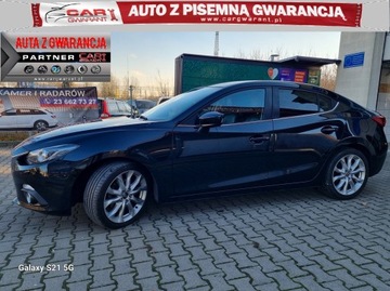 Mazda 3 III Sedan 2.0 SKYACTIV-G 120KM 2014 Mazda 3 III 2.0 120KM nawigacja skóra ksenony alufelgi super stan gwarancja