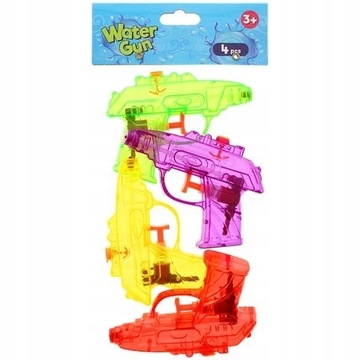 ВОДЯНЫЕ ПИСТОЛЕТЫ 4 РАЗНОЦВЕТНЫХ