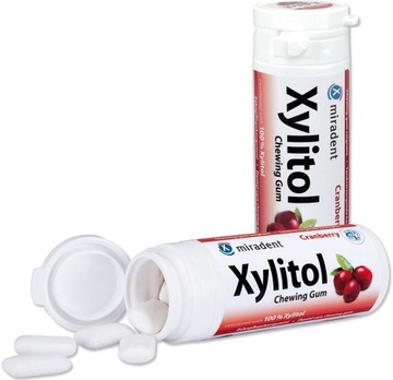 XYLITOL GUMA PRZECIWPRÓCHNICZA ŻURAWINA 30SZT