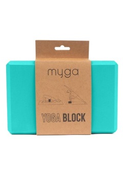 Klocek do jogi myga Foam Block turkusowy