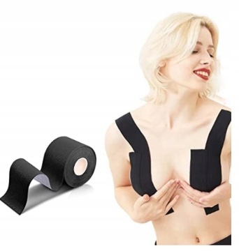 BOOB TAPE TAŚMA UNOSZĄCA BIUST MODELUJĄCA CZARNA