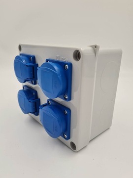 СТРОИТЕЛЬНЫЙ РАСПРЕДЕЛИТЕЛЬНЫЙ ЩИТ 4x230В 16А 2P+Z IP54