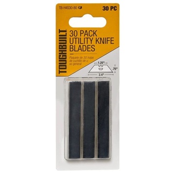 Ostrza trapezowe do noża 30 szt. Toughbuilt TB-H4S30-80 wymienne