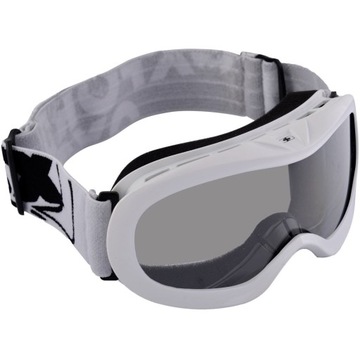 OXFORD GOGLE MOTOCYKLOWE Fury Junior BIAŁY POŁYSK