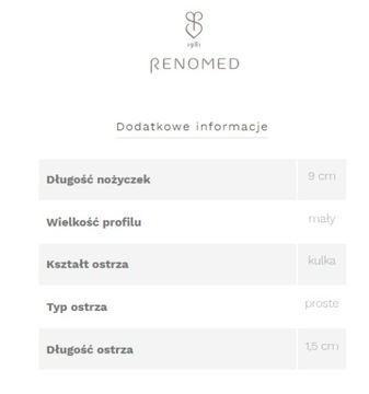 БЕЗОПАСНЫЕ НОЖНИЦЫ ДЛЯ ДЕТЕЙ RENOMED CS1