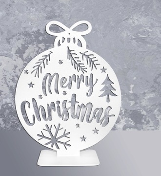 МЕТАЛЛИЧЕСКАЯ БЕЗЕЗЕКА LOFT РОЖДЕСТВЕНСКИЙ ОРНАМЕНТ Украшение