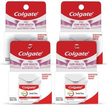 Colgate Total Pro Gum nić dentystyczna 4x50m