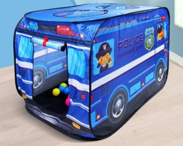 Детская палатка Полицейская машина Самосборная легкая игровая палатка 112 см