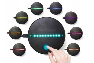 LAMPKA LED 3D 16 KOLORÓW MIŚ NA KSIĘZYCU PREZENT