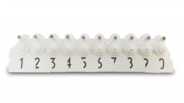 Серьги для свиноматок с номерами