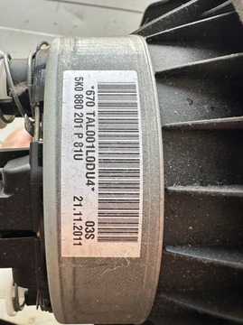 VW TOURAN I 1T 1T3 10-15 GOLF VI ULOŽENÍ AIRBAG ŘIDIČE 5K0880201P