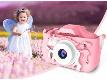 ЦИФРОВАЯ КАМЕРА ДЕТСКАЯ КАМЕРА BABY PINK UNICORN