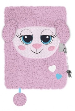 pamiętnik MAJEWSKI włochacz z kłódką CUTE LAMB