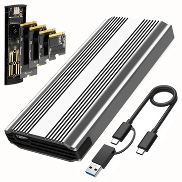 Adapter dysku SSD Kieszeń M.2 USB-C Obudowa M2 SATA NGFF USB 3.1