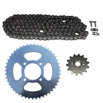 ZĘBATKI ŁAŃCUCH ROMET SOFT CHOPPER 125 ZIPP VZ1 JUNAK 121 BARTON CLASSIC
