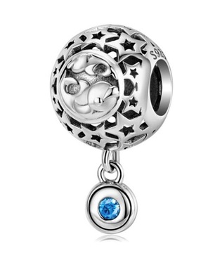 CHARMS ZAWIESZKA znak zodiaku RYBY CYRKONIA