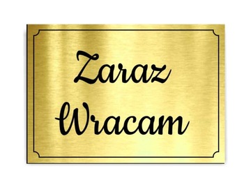 ДОСКА Я скоро вернусь Часы работы двусторонняя А5