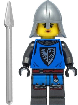 LEGO Castle - figurka, cas555, Black Falcon, rycerz kobieta