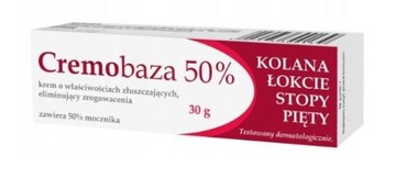 CREMOBAZA 50% KREM Z MOCZNIKIEM NA ZROGOWACENIA