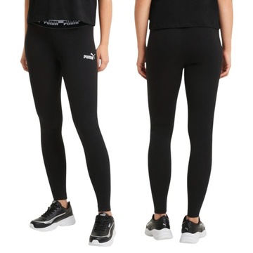 Puma Amplified - Legginsy - sportowe, pushup 