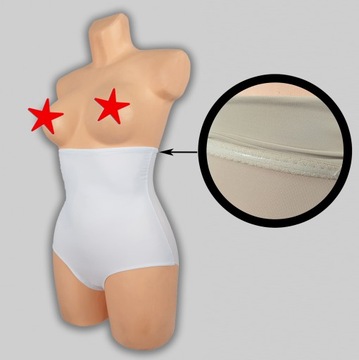 Laserowe Majtki Wyszczuplające: Niewidoczne Pod Ubraniem Wysoki Pas ROZM XL