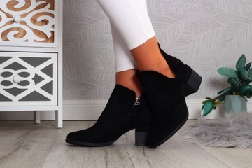 ЧЕРНЫЕ ЖЕНСКИЕ ТУФЛИ НА ЭЛЕГАНТНОМ КАБЛУКЕ С ВЫРЕЗОМ