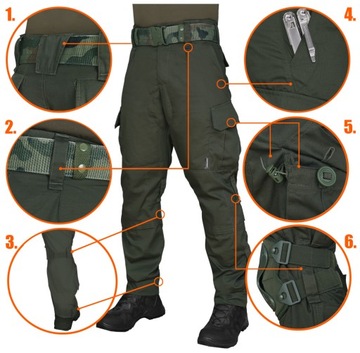 ВОЕННЫЕ БРЮКИ 124L mk2 ДОМИНАТОР ПОЛИГОН ASG OLIVE XL